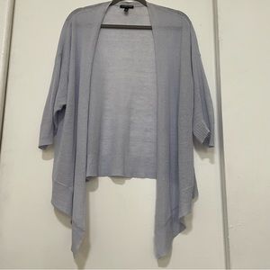 EILLEN FISHER Organic Linen and Cotton Light Blue  Women’s Cardigan size Large